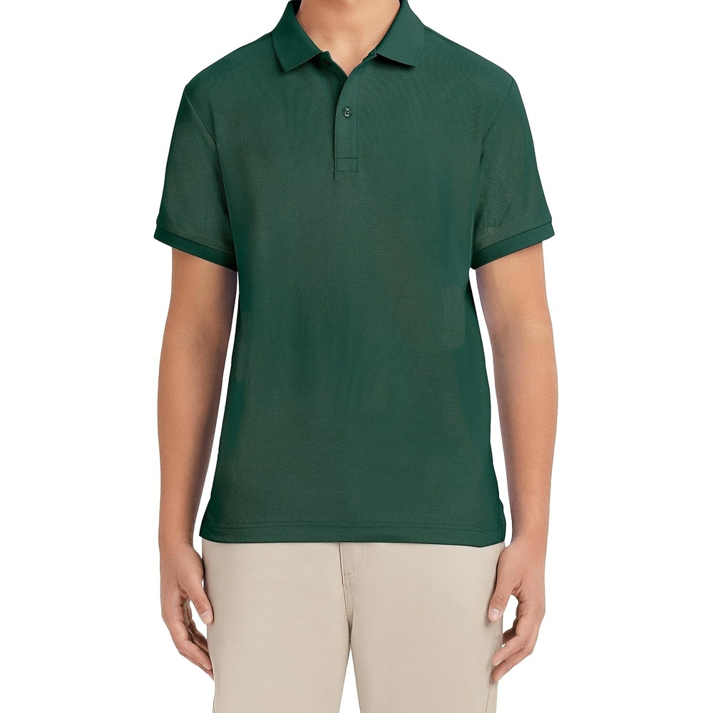 image:imageNautica Young Mens Uniform Short Sleeve Stretch Pique PoloHunter