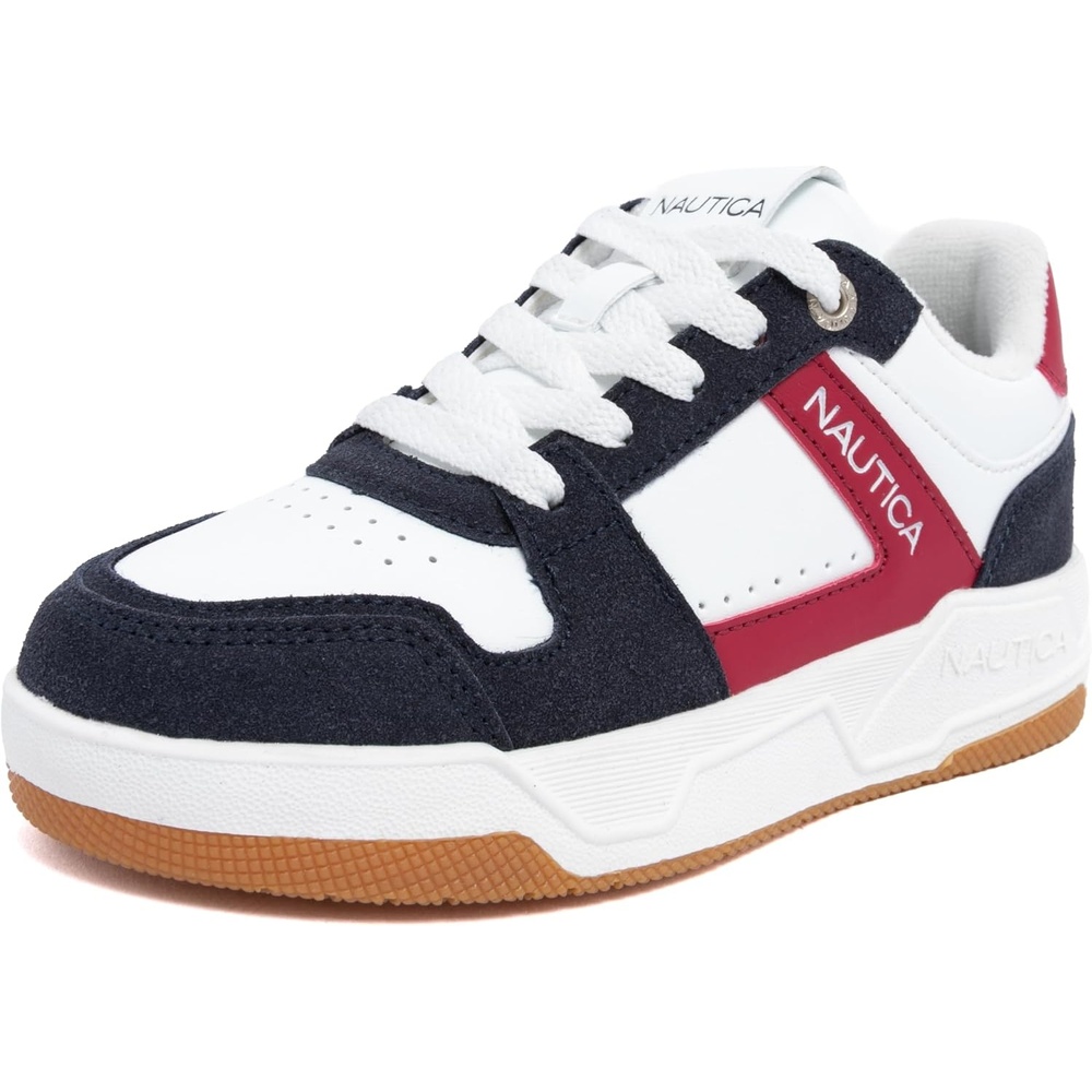 image:imageNautica Youth Athletic Sneakers Comfortable LaceUp Tennis Shoes for Boys and Girls Durable Casual Sport Footwear for School Gym and Daily WearAmericana