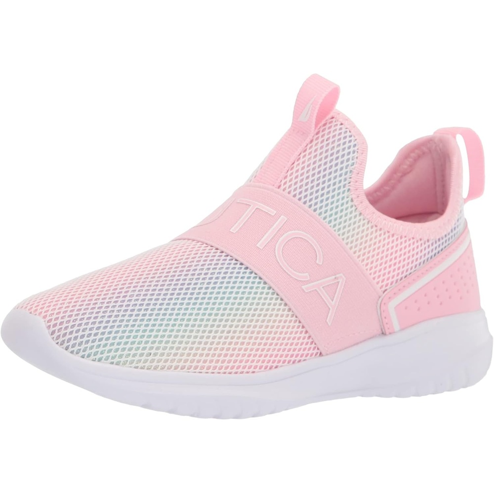 image:imageNautica Youth Girls SlipOn Athletic Sneakers Stylish Running and Tennis Shoes for Little and Big KidsAloisemulti Pink