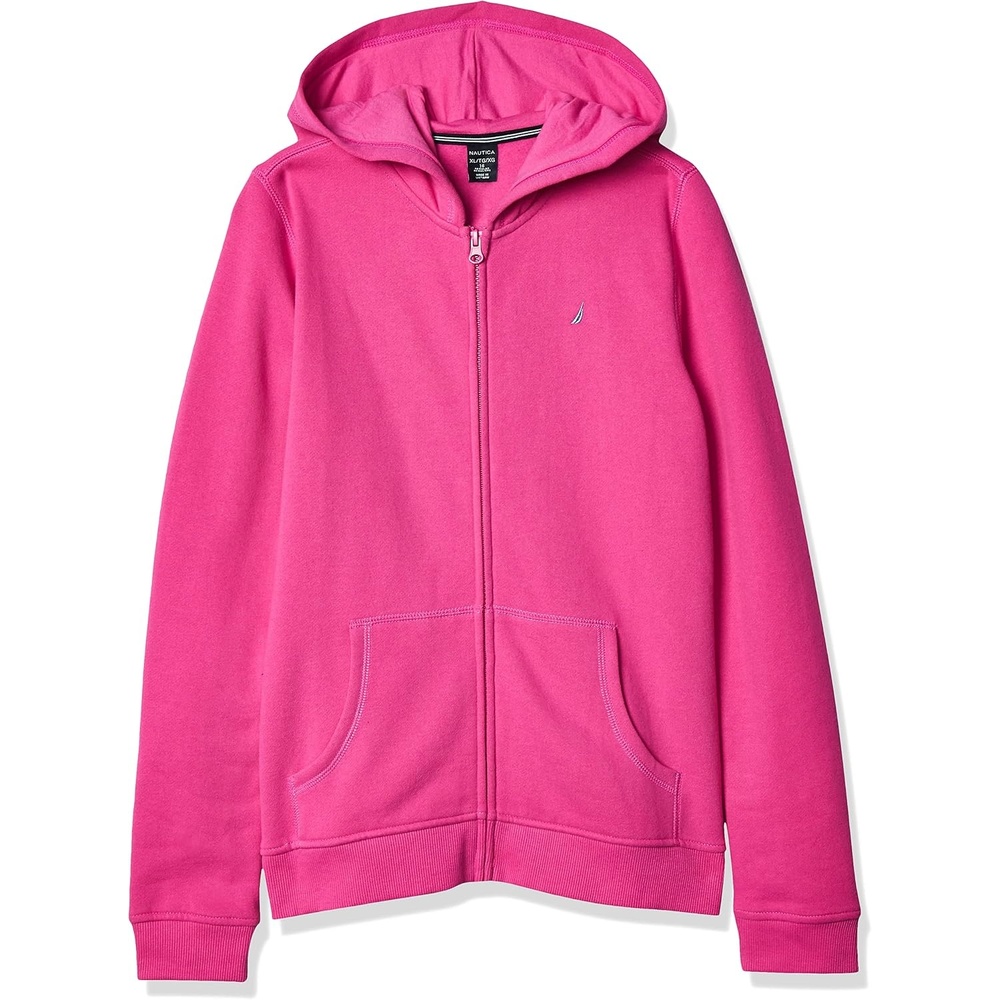 image:imageNautica girls Fleece Fullzip Hoodie SweatshirtRose