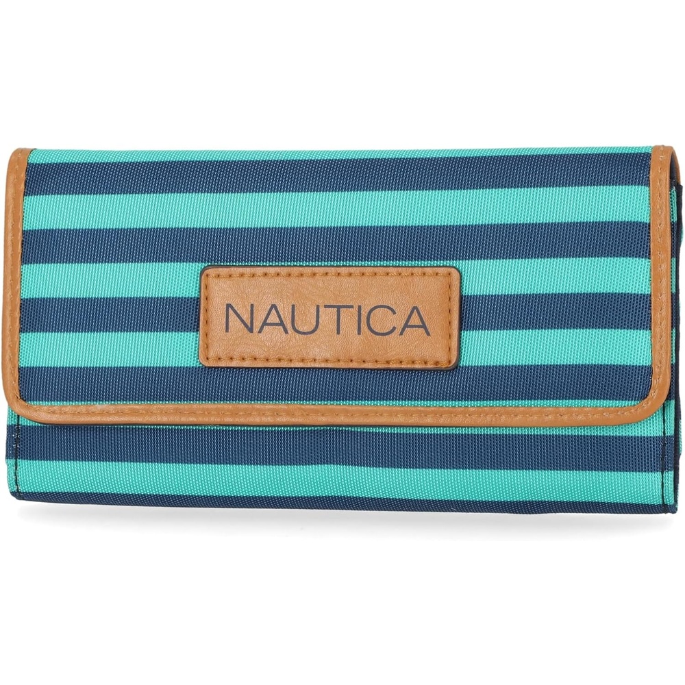 image:imageNautica womens The Perfect Carry All Money Manager Wallet Organizer with RFID Blocking Wallet The Perfect Carry AllSpectra Green