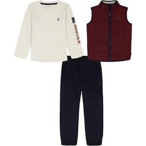 Nautica 3 PC PUFF VEST PANT SET