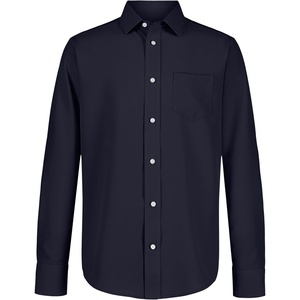 Nautica Big Boys’ School Uniform Long Sleeve Performance Oxford Button-Down Shirt(Navy)