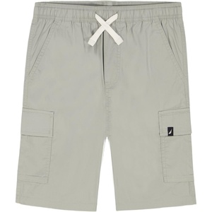 Nautica Boys’ Pull-on Cargo Shorts, Drawstring Closure(Quarry)