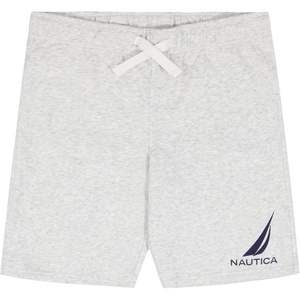 Nautica Boys Pull-on Fleece Shorts, Drawstring Closure(J-class Lt Grey Heather)