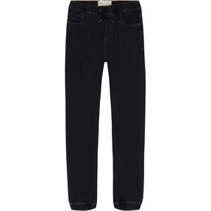Nautica Boys’ Pull-on Stretch Denim Jogger-Style Jeans, 5-Pocket Style & Drawstring Closure(Dark Rinse)