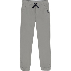 Nautica Boys Pull-on Twill Jogger Pant, Drawstring Closure(Monument)