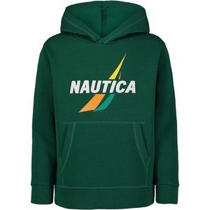 Nautica Boys’ Pullover Fleece Hoodie Sweatshirt(J-class Spilt Evergreen)