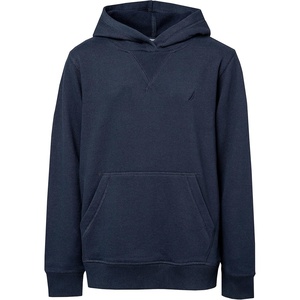 Nautica Boys’ Pullover Fleece Hoodie Sweatshirt(Navy)