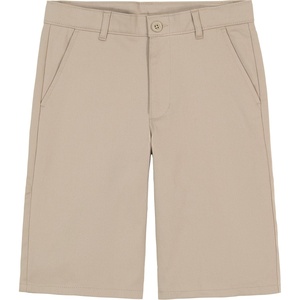 Nautica Boys’ School Uniform Flat Front Twill Short(Khaki)