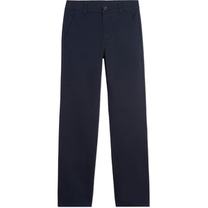 Nautica Boys’ School Uniform Twill Chino Pants, Flat Front, Comfortable Waistband with Zip Closure & Stretch(Navy)