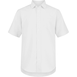 Nautica Boys’ Short Sleeve Oxford Shirt(White Performance)