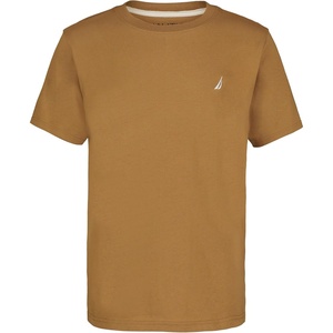 Nautica Boys’ Short Sleeve Solid Crew Neck T-Shirt, Soft, Comfortable, Relaxed Fit(All Spice)