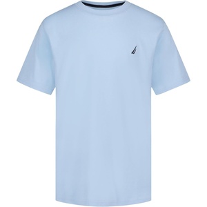 Nautica Boys’ Short Sleeve Solid Crew Neck T-Shirt, Soft, Comfortable, Relaxed Fit(Blue Bell)