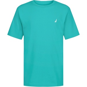 Nautica Boys’ Short Sleeve Solid Crew Neck T-Shirt, Soft, Comfortable, Relaxed Fit(Ceramic)