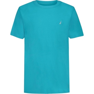 Nautica Boys’ Short Sleeve Solid Crew Neck T-Shirt, Soft, Comfortable, Relaxed Fit(Curacao)
