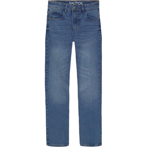 Nautica Boys’ Skinny Stretch Denim Pant(Caravel)