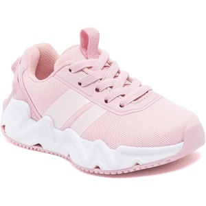 Nautica Girls Kids Running Sneakers | Comfortable Tennis Shoes with Chunky Sculpted Bottom | Sizes for Big & Little Kids -(Lace-Up/Bungee)(Pink Iridescent)
