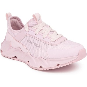 Nautica Girls Kids Running Sneakers | Comfortable Tennis Shoes with Chunky Sculpted Bottom | Sizes for Big & Little Kids -(Lace-Up/Bungee)(Pink Tonal)