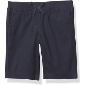 Nautica Girls School Uniform Bermuda Shorts, Pull-on Fit, Stretchy Material, Functional Pockets(Navy Pull-on)