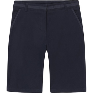 Nautica Girls School Uniform Bermuda Shorts, Pull-on Fit, Stretchy Material, Functional Pockets(Navy Twill)