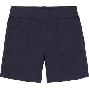 Nautica Girls’ School Uniform Sensory-Friendly Soft Pull-on Short(Navy)