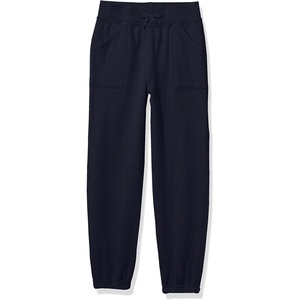 Nautica Girls Sensory-Friendly Soft Fleece Sweatpants(Navy 22)