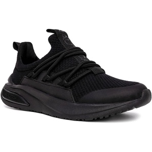 Nautica Kids Athletic Slip-On Sneakers – Comfortable Bungee Running Shoes for Boys and Girls – Stylish and Supportive Footwear for Active Kids (Big Kid/Little Kid/Toddler)(Black Mono)