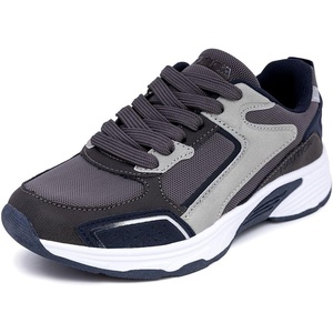 Nautica Kids Boys & Girls Lace-Up Sneakers – Athletic Shoes for Running & Walking with Cushioned Insole and Comfortable Fit for Big and Little Kids(Grey Navy Silver)