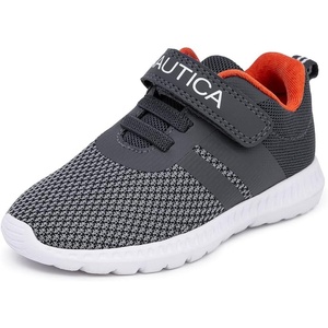 Nautica Kids Fashion Sneaker Athletic Running Shoe with One Strap |Boys – Girls|(Toddler/Little Kid)(Storm Grey)