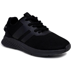 Nautica Kids Running Sneakers | Comfortable Shoes for Boys and Girls | Sizes for Big & Little Kids -(Lace-Up/Bungee) Manalapin(Black Mono-manalapin)