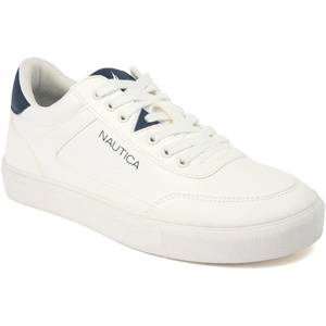 Nautica Men’s Casual Shoe, Classic Lace-Up Low Top Loafer, Fashion Sneaker – in Medium & Wide Width Sizes(White-jansen)