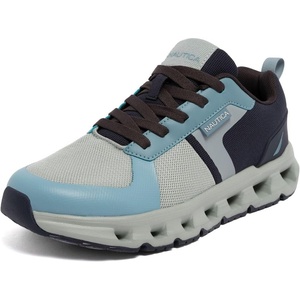 Nautica Mens Running Sneakers Sport Fashion Lace-Up Athletic Soft Shoes for Gym Tennis Men – Cushioned, Breathable, Lightweight & Comfortable(Grey Blue)