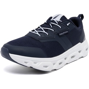 Nautica Mens Running Sneakers Sport Fashion Lace-Up Athletic Soft Shoes for Gym Tennis Men – Cushioned, Breathable, Lightweight & Comfortable(Navy White Kamilo)