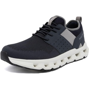 Nautica Mens Running Sneakers Sport Fashion Lace-Up Athletic Soft Shoes for Gym Tennis Men – Cushioned, Breathable, Lightweight & Comfortable(Navy Zer)