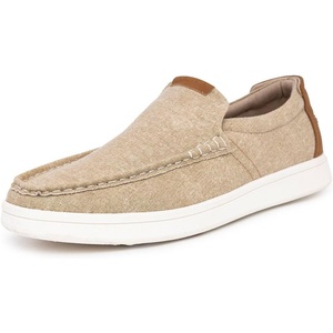 Nautica Men’s Slip-On Loafers Casual Moc Toe Sneakers Boat Shoes Slipper for Men – Lightweight & Comfortable – Derwin(Sand)