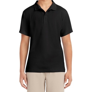 Nautica Men’s Uniform Short Sleeve Performance Polo(Black)