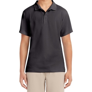 Nautica Men’s Uniform Short Sleeve Performance Polo(Charcoal)