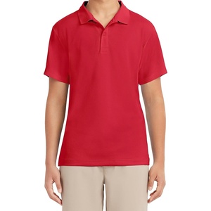 Nautica Men’s Uniform Short Sleeve Performance Polo(Red)