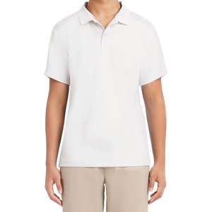 Nautica Men’s Uniform Short Sleeve Performance Polo(White)