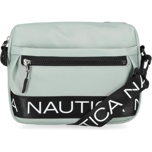 Nautica Nylon Bean crossbody/Belt Bag adjustable shoulder strap(Dove/Grey)