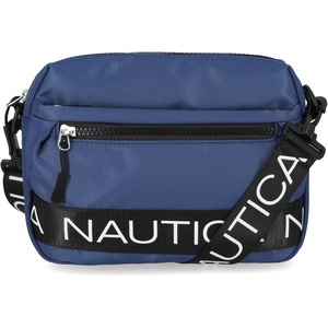 Nautica Nylon Bean crossbody/Belt Bag adjustable shoulder strap(Indigo)