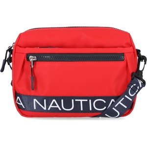 Nautica Nylon Bean crossbody/Belt Bag adjustable shoulder strap(Red)