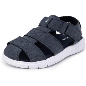 Nautica Toddler Sandals – Closed-Toe Athletic Summer Shoes for Boys & Girls with Adjustable Straps, Perfect for Active Play (Toddler & Little Kid Sizes)(Navy)