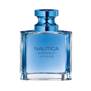 Nautica Voyage Eau De Toilette, Cologne and Fragrance For Men, Fresh, Romantic, Fruity Scent Woody, Aquatic Notes of Apple, Water Lotus, Cedarwood, and Musk Ideal Day Wear, Long Lasting 3.3Fl oz(Midnight Voyage Eau de Toilette)