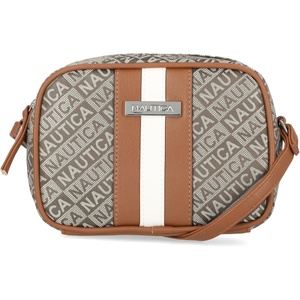 Nautica Women’s Candid Camera Adjustable Crossbody Bag(Khaki (Lakeside Jacquard))