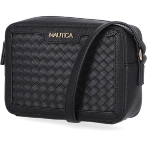 Nautica Women’s Candid Camera Adjustable Crossbody Bag(On the Boarder Black)
