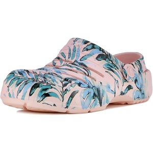 Nautica Women’s Classic Slip-On Clogs – Comfortable Crafted Clog Water Shoes for Garden and Casual Wear(Blush Palm)