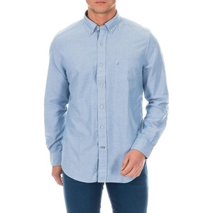Nautica Young Men’s School Uniform Long Sleeve Performance Oxford Button-Down Shirt(Petrol)