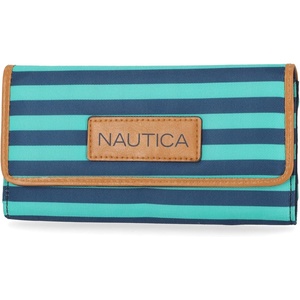 Nautica womens The Perfect Carry All Money Manager Wallet Organizer with RFID Blocking Wallet | The Perfect Carry All(Spectra Green)